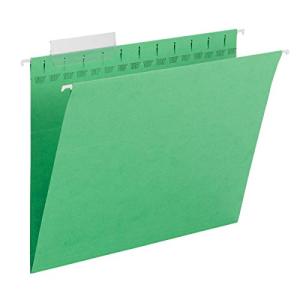 Tuff Hanging Folder with Easy Slide Tab  Letter  Green  18/Pack  並行輸入｜good-quality