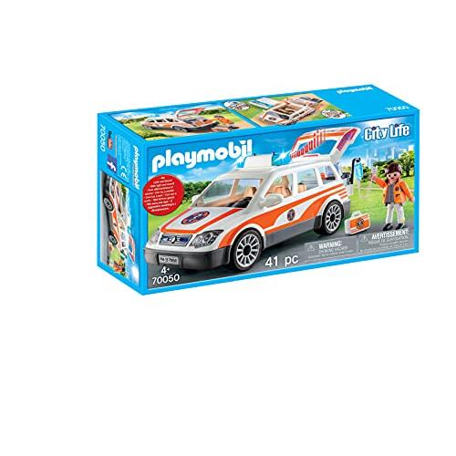 Playmobil City Life 70050 Emergency Car with Siren...