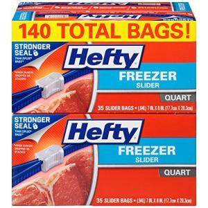 Hefty Slider Freezer Bags Quart  140 Count by Hefty 並行輸入｜good-quality
