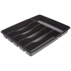 Large  Grey - Rubbermaid No-Slip Silverware Tray Organiser  Large  B 並行輸入｜good-quality