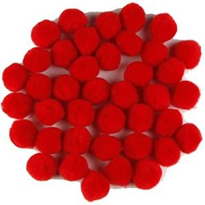 Touch Of Nature 1 Pom-Poms 40/Pkg-Red -POM1-62008 並行輸入｜good-quality