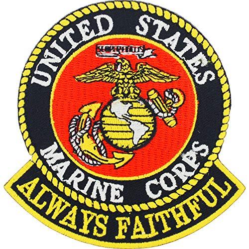 アメリカ海兵隊 USMC Always Faithful パッチ アイロン接着 並行輸入