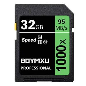 BOYMXU 32GB SDカード プロフェッショナル 1000 x クラス 10 SDHC UHS-I U3 メモリーカード コンピュ 並行輸入｜good-quality