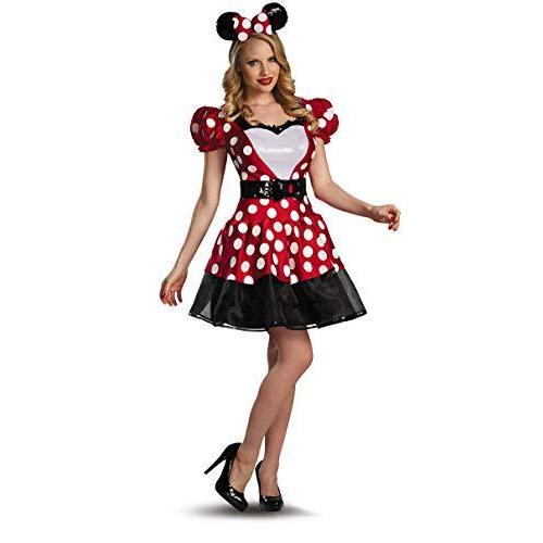 Glam Red Minnie Adult Costume Glamのレッドミニー大人の衣装は ♪ハ...