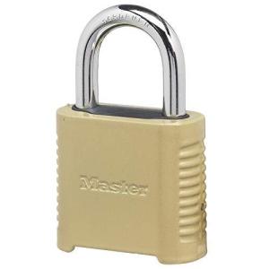 Master Lock 875D 高耐久 アウトドア コンビネーションロック 幅2インチ 真鍮仕上げ 並行輸入｜good-quality