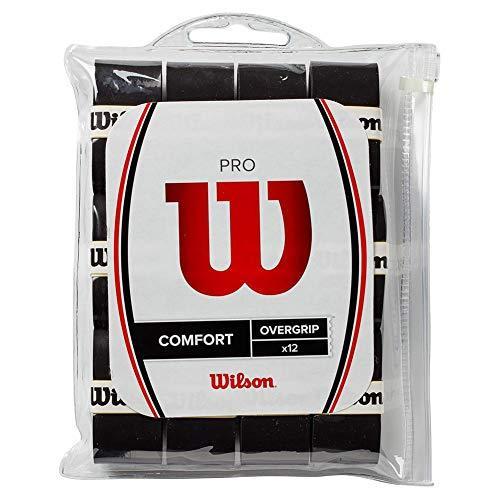 Wilson Pro オーバーグリップ テニスグリップ 12個パック ブラック 並行輸入