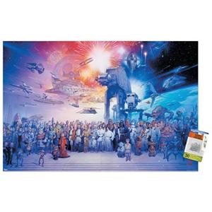 スターウォーズ: サーガ - 銀河壁ポスター プッシュピン付き 並行輸入の商品画像