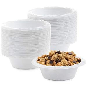 White 12 oz. Plastic Bowls - 100 Countstyles may vary by Blue Sky 並行輸入｜good-quality