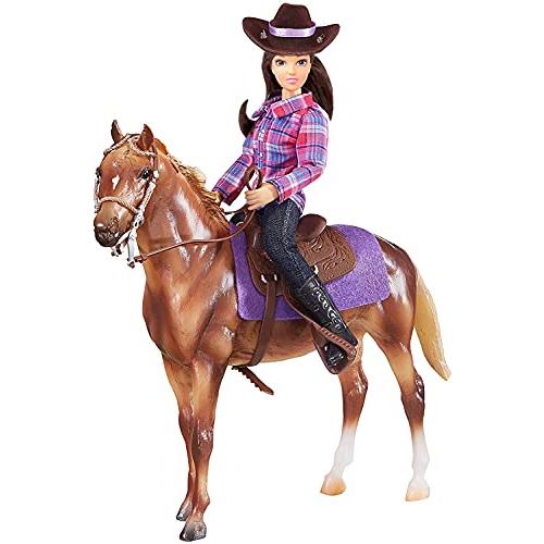 Breyer Horses Classics Western Horse and Rider 並行輸...