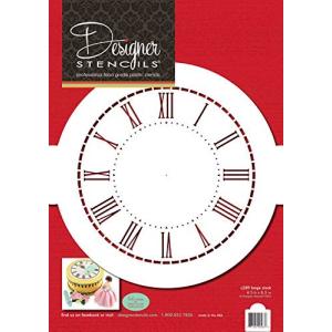 Designer Stencils 21.6cm Clock Cake Stencil 並行輸入の商品画像