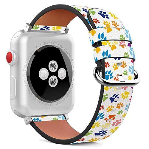 38mm 交換用 Apple Watch PUレザー リストバンド ブレスレット ステンレススチール...