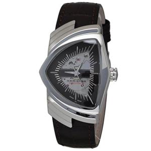 Hamilton ベンチュラ ブラウン スケルトン ダイヤル SS レザー 自動巻き メンズ 腕時計 H24515591 並行輸入｜good-quality