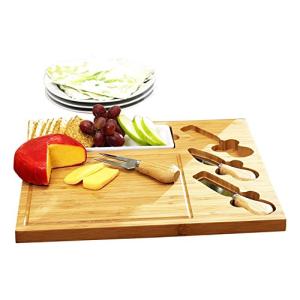 アスコットケルトチーズボードセット、セラミック皿でピクニック 並行輸入の商品画像