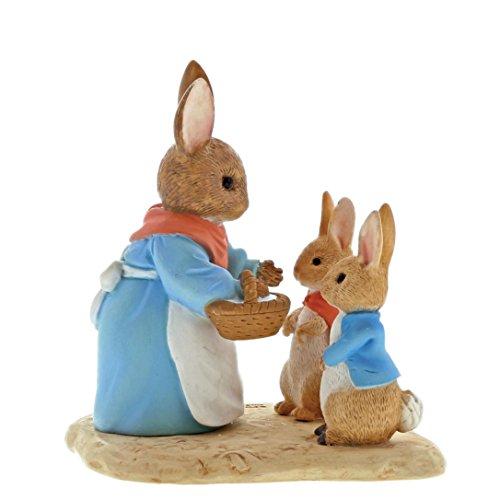 Beatrix Potter Mrs Rabbit  Flopsy and Peter Figuri...