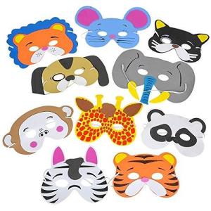 ロードアイランドノベルティーRhode Island Novelty 12 Assorted Foam Animal Masks for 並行輸入｜good-quality