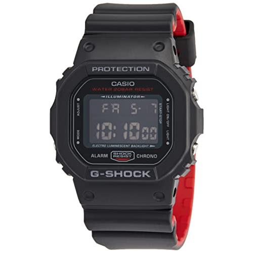 DW-5600HR-1D Casio G-Shock ブラック 男性 デジタル スポーツ クォーツ ...
