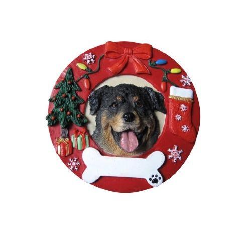 E&amp;S Pets Rottweiler Personalized Christmas Ornamen...