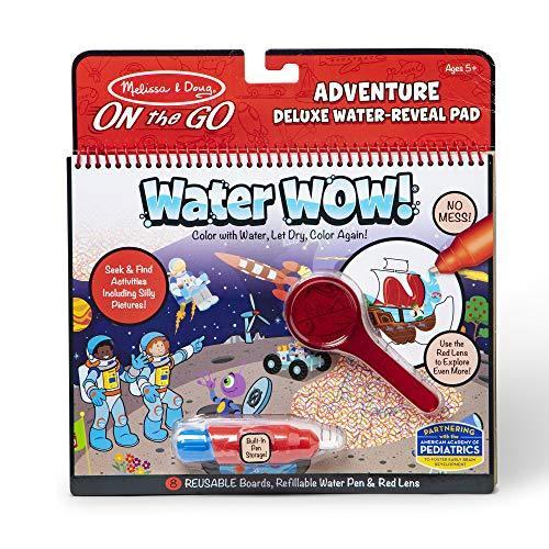 Melissa &amp; Doug On The Go Water Wow!再利用可能な水漏れデラックスア...