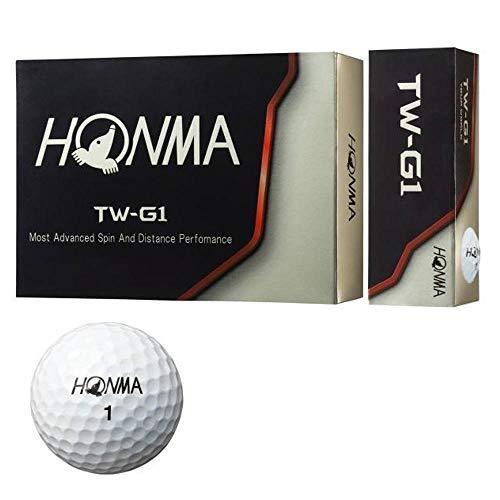 本間ゴルフ HONMA ボール TW-G1 ボール 1ダース12個入り ホワイト 並行輸入