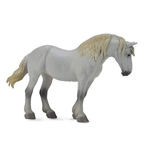Collect A Horse Life Grey Percheron Mare Toy Figur...