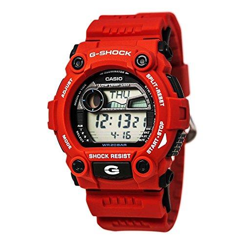 メンズ 腕時計 カシオ G7900A-4 G-Shock レッド プラスチック 樹脂 G-Shock...