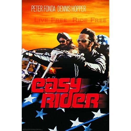 Buyartforless Easy Rider Live Free Ride Free 36x24...