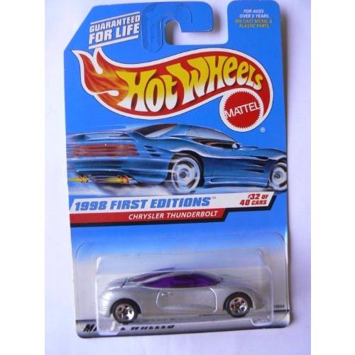 Hot Wheels 1998年初版 #32 40 クライスラーサンダーボルト 5スポークホイール ...