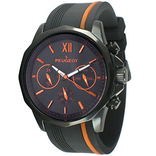 プジョー Peugeot 腕時計 Men&apos;s Chronograph Sport Watch wit...