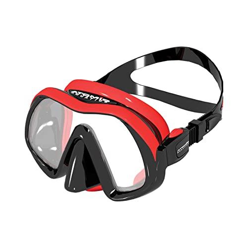 Atomic Aquatics Venom Frameless Mask Red 141 並行輸入