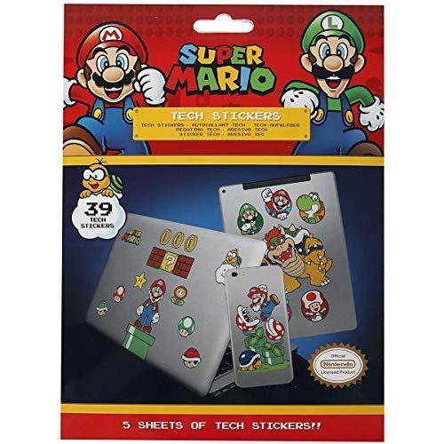 Super Mario Tech Stickers/スーパーマリオテックステッカー 並行輸入
