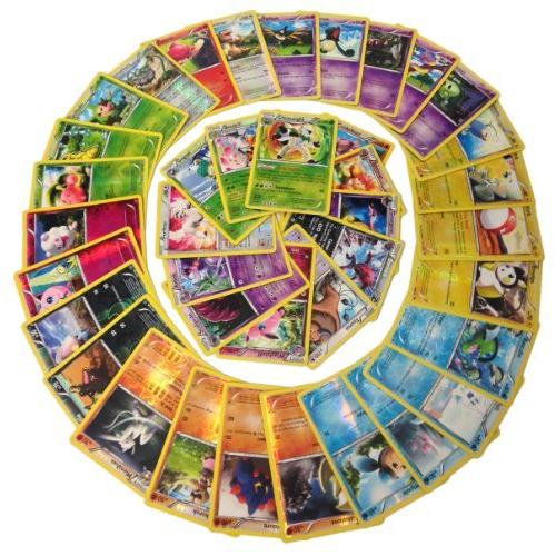 50 Shiny/Foil Pokemon Cards Assorted Lot with No D...