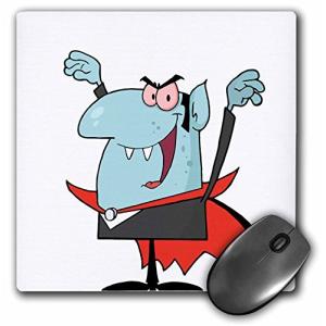 3dRose LLC 8 x 8 x 0.25インチ カウント ドラキュラ 吸血鬼 マウスパッド mp_58920_1 並行輸入