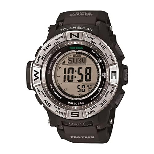 Casio PRW-3500-1CR アトミック 樹脂素材 メンズデジタル腕時計 並行輸入