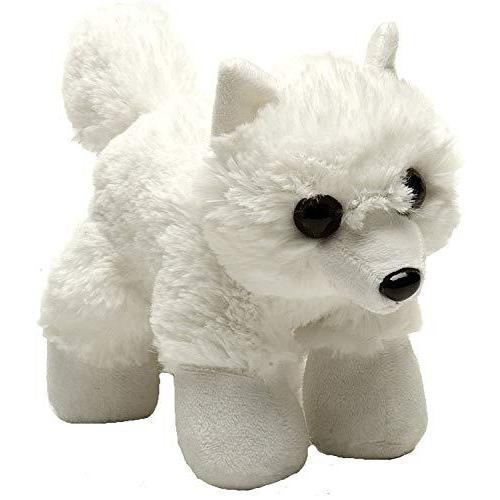 Wild Republic 18cm Hug&apos;ems Artic Fox Plush Toy whi...