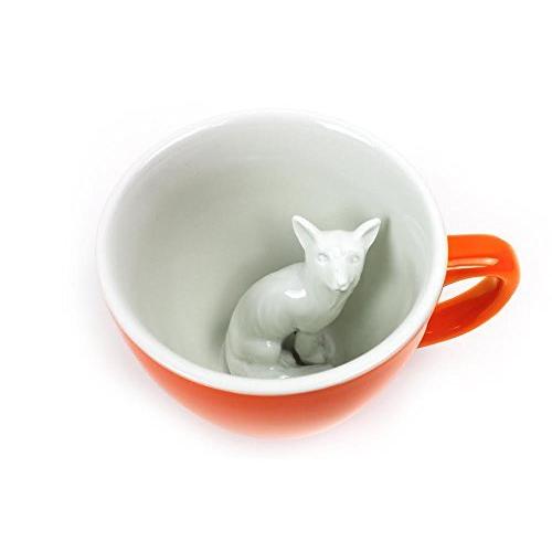 330ml  Fox - CREATURE CUPS Fox Ceramic Cup 325 ml ...