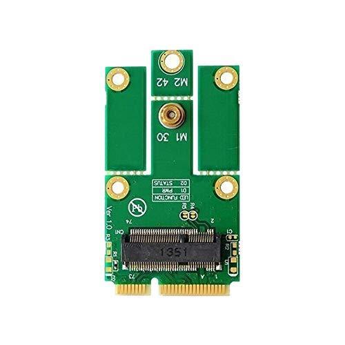 M.2（NGFF）→mini PCI express変換 WiFi+Bluetooth WLAN 無...