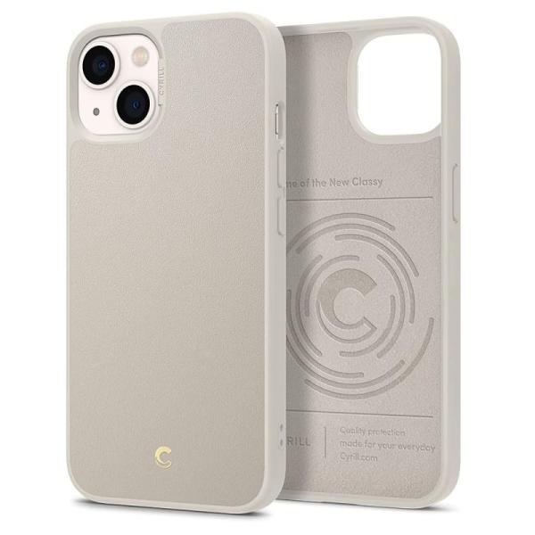 【CYRILL】 by Spigen iPhone13 用 ケース 6.1インチ レザーTPU スト...