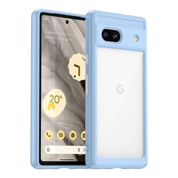 Google Pixel 7a ケース『AFINER』新型 軽量 超薄型 TPU+PC 透明 カバー...