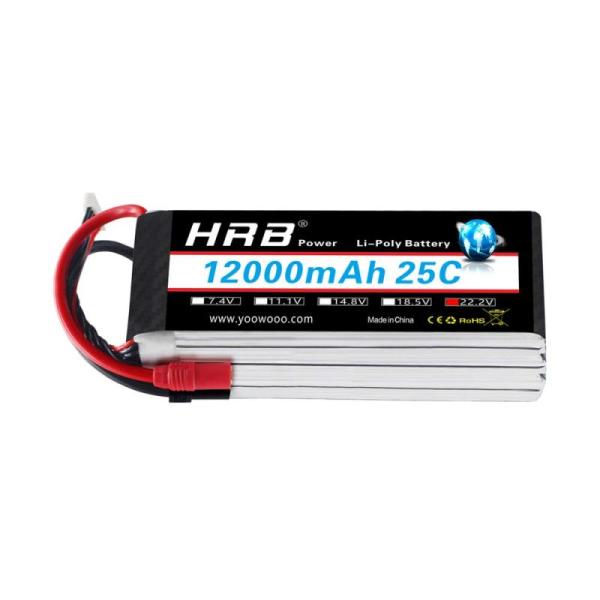 HRB 22.2V 12000mAh 25C 6S LiPoバッテリーパック、DJ1 S800 DJ...