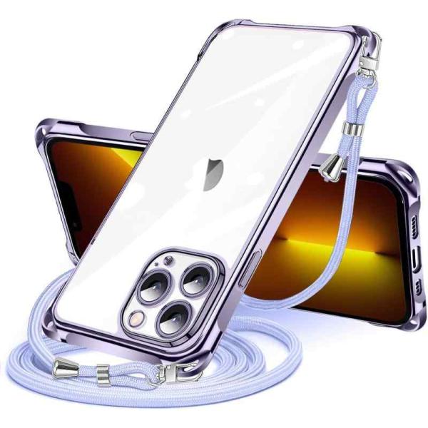 iPhone 12 Pro Max 用 ケース クリア ショルダー iphone12pro max ...