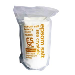 【 】 シークリスタルス (Sea Crystals) エプソムソルト 2.2kg イランイランの香り ビタミンC配合 計量スプーン付 2.2キログラ｜good-smiley