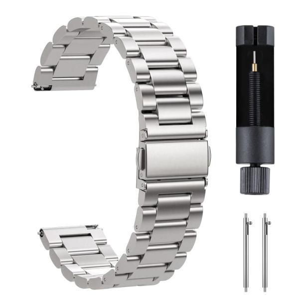 [Qosea] 時計バンド ベルト18ミリ 20ミリ 22ミリ ステンレス鋼 時計 ベルト 18mm...