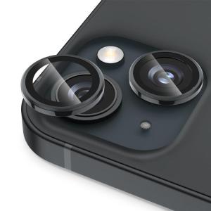 Podick カメラフィルム iPhone 15/15 Plus 用 カメラカバー 9H強化ガラス アルミ合金製 アイフォン15/15 プラス用の商品画像