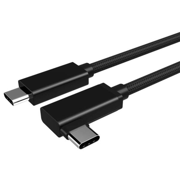 直角USBCビデオケーブル1m、オーディオサポート付き4KUHD 100WPD高速充電およびGen2...