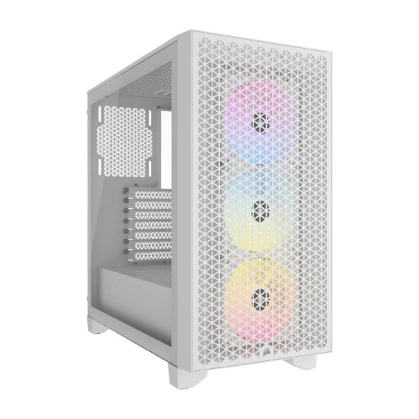 CORSAIR 3000D RGB TG AIRFLOW White 120mm ARGBファン 3...