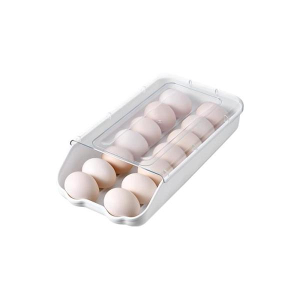 AKEMI LIVING 卵ケース 冷蔵庫収納 エッグホルダー 卵入れ キッチン収納 卵ボックス 卵...