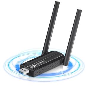 【1300Mbps】WiFi 無線LAN 子機 USB3.0 WIFIアダプター Sungale 高速通信 無線lanアダプタ 5dBi 2.4Ghz｜good-smiley