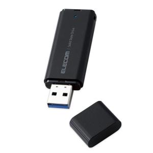 エレコム 外付けSSD 1TB ポータブル USB 5Gbps / USB3.2（Gen2）対応 小型 キャップ式 ブラック ESD-EMC1000G｜good-smiley