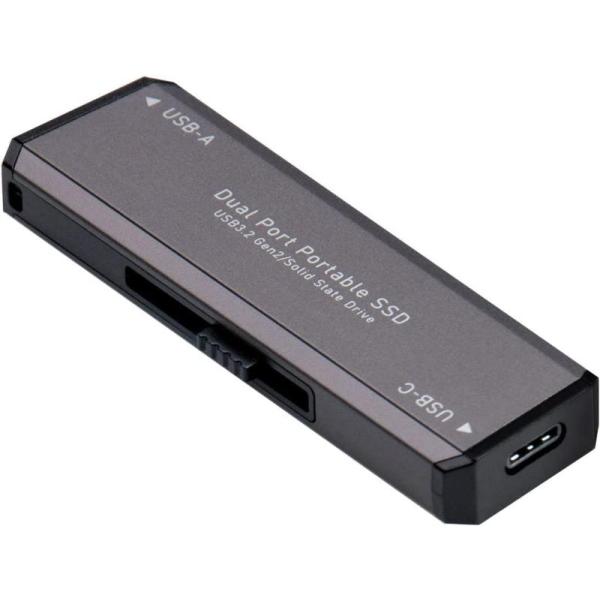 ロジテック SSD 250GB 外付け ポータブル 高速 type-C type-A 両対応 テレビ...