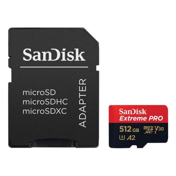 マイクロSD 512GB サンディスク Extreme PRO microSDXC A2 SDSQX...
